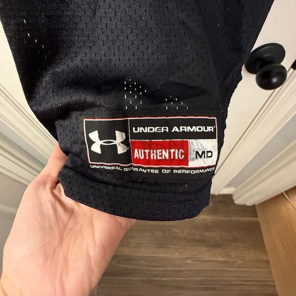 Under Armour Texas Tech Football Jersey Black Size MD Authentic Game Practice - Picture 3 of 9